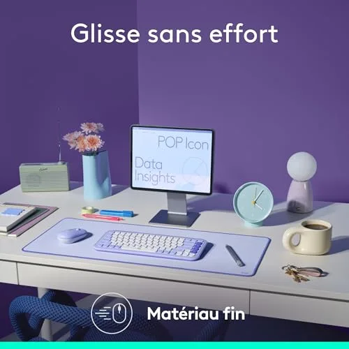 Logitech Desk Mat Lilac - vue 6