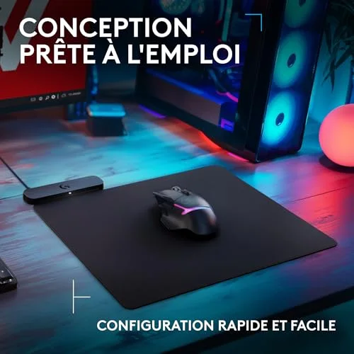 Logitech G Powerplay 2 Noir - vue 3