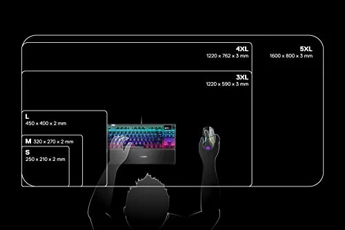 SteelSeries QcK+ L - vue 3