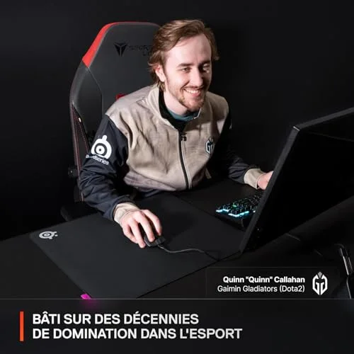 SteelSeries QcK Performance L Speed Noir - vue 8