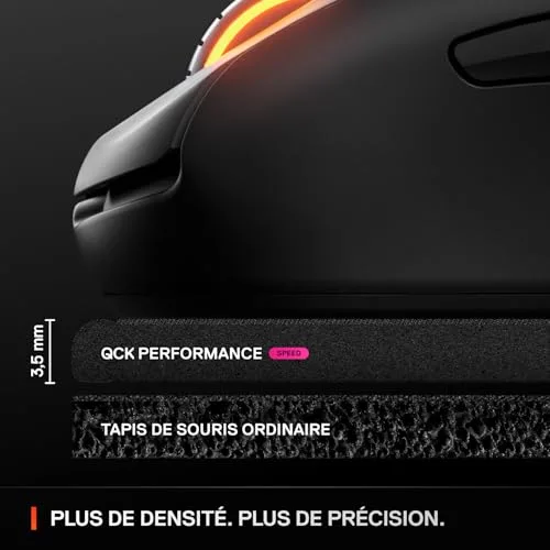 SteelSeries QcK Performance XL Speed Noir - vue 4