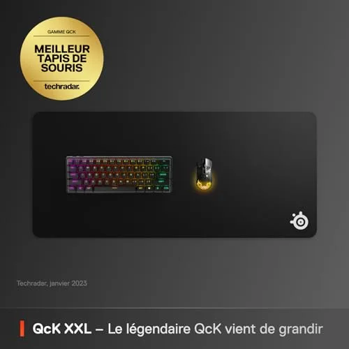 SteelSeries QcK XXL Noir - vue 2