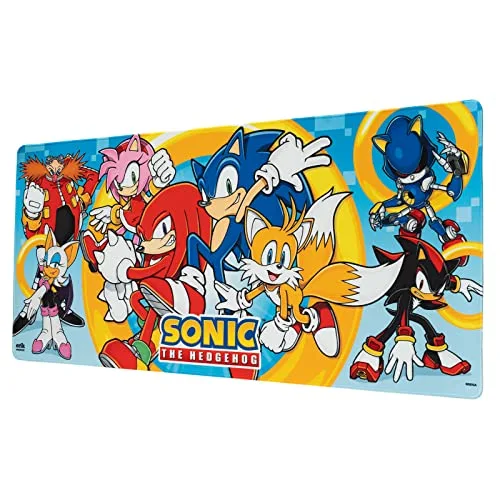 Grupo Erik Sonic the Hedgehog Tapis de souris XL 80x35 cm
