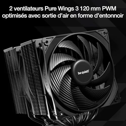 BE QUIET! - Pure Rock Pro 3 - Ventirad CPU - BK041 - vue 4