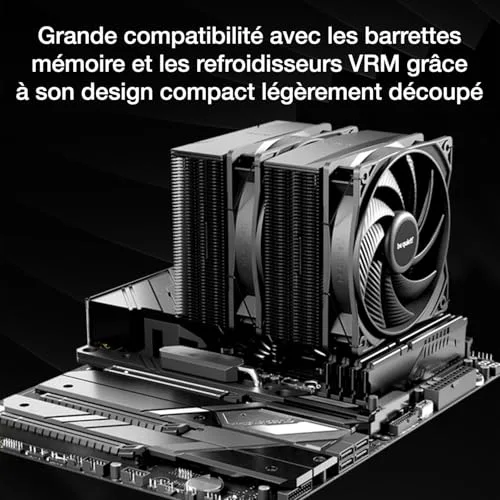 BE QUIET! - Pure Rock Pro 3 - Ventirad CPU - BK041 - vue 6