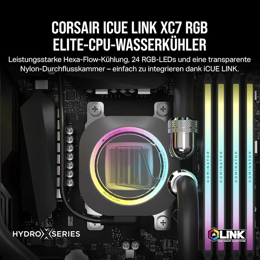 Corsair iCUE LINK XC7 RGB ELITE - vue 5