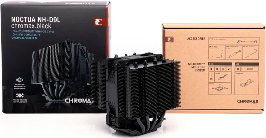 Noctua NH-D9L chromax.black - vue 5