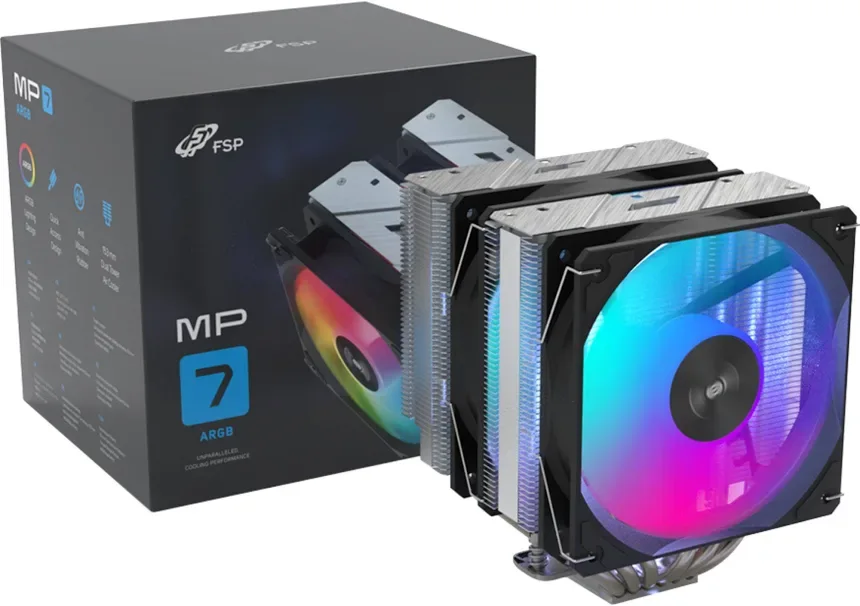Redragon ID-Cooling MP7 ARGB - vue 2