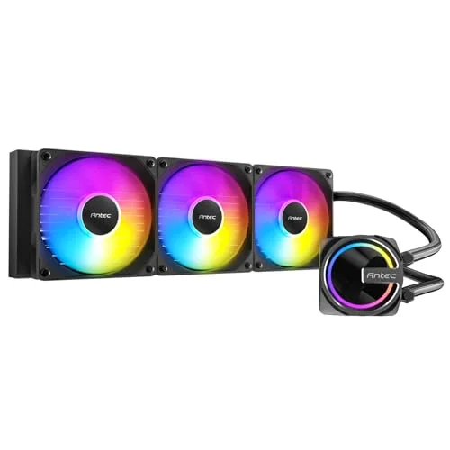 Refroidisseur liquide pour processeur - Antec - 360 mm - 3 ventilateurs PWM ARGB - Base en cuivre - vue 9