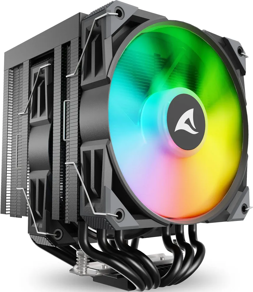 Sharkoon A60 RGB Refroidisseur CPU Noir - vue 4