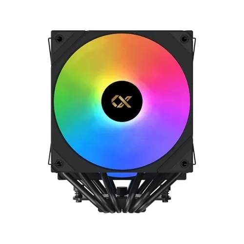 Ventirad CPU - XIGMATEK AK6 Dual Digital - AMD AM5/AM4 - Ventilateur 2x 120 mm ARGB - Noir - vue 3