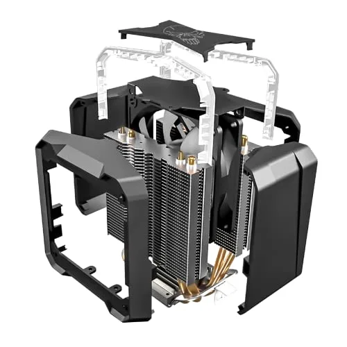 Ventirad - Spirit Of Gamer - Aircooler Pro RGB - Silencieux - Aluminium - Compatible Intel/AMD - vue 2