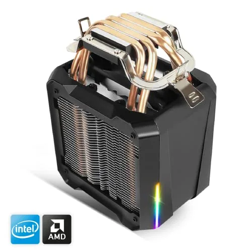 Ventirad - Spirit Of Gamer - Aircooler Pro RGB - Silencieux - Aluminium - Compatible Intel/AMD - vue 4