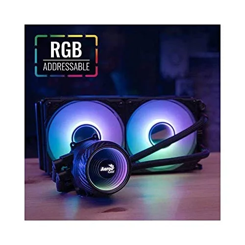AEROCOOL Mirage L240 ARGB Noir - Kit de refroidissement watercooling CPU 240mm - Kit LGA1700 inclus - vue 4