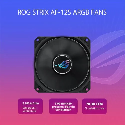 ASUS ROG STRIX LC III 360 Noir - vue 4