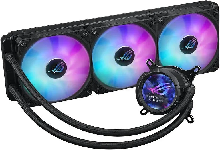 ASUS ROG STRIX LC III LCD 360 ARGB Noir - vue 3