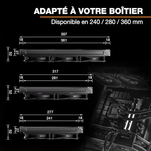 be quiet! Pure Loop 3 360mm Noir - vue 7