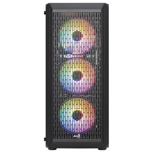 Boîtier Gaming ATX - Aerocool - BEAMBKV2 - 4 Ventilateurs 12cm FRGB - Refroidissement Liquide - Double Chambre - vue 2