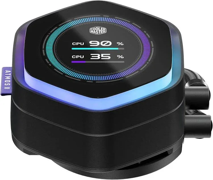 Cooler Master MasterLiquid 240 Atmos II LCD ARGB Noir - vue 2