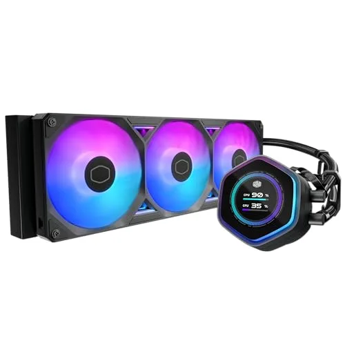 Watercooling Cooler Master MasterLiquid 360 Atmos II LCD ARGB Noir