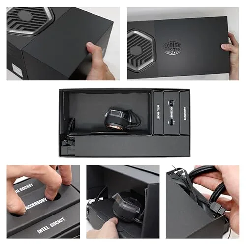 Cooler Master MasterLiquid 360 Atmos Stealth Noir - vue 5