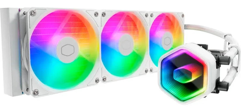 Cooler Master MasterLiquid 360 Core II ARGB Blanc - vue 1