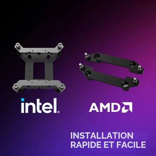 Cooler Master MasterLiquid Atmos II 240mm Noir - vue 6
