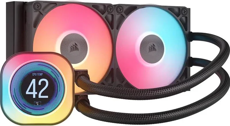 Corsair iCUE LINK TITAN 240 RX LCD 240mm Noir - vue 1