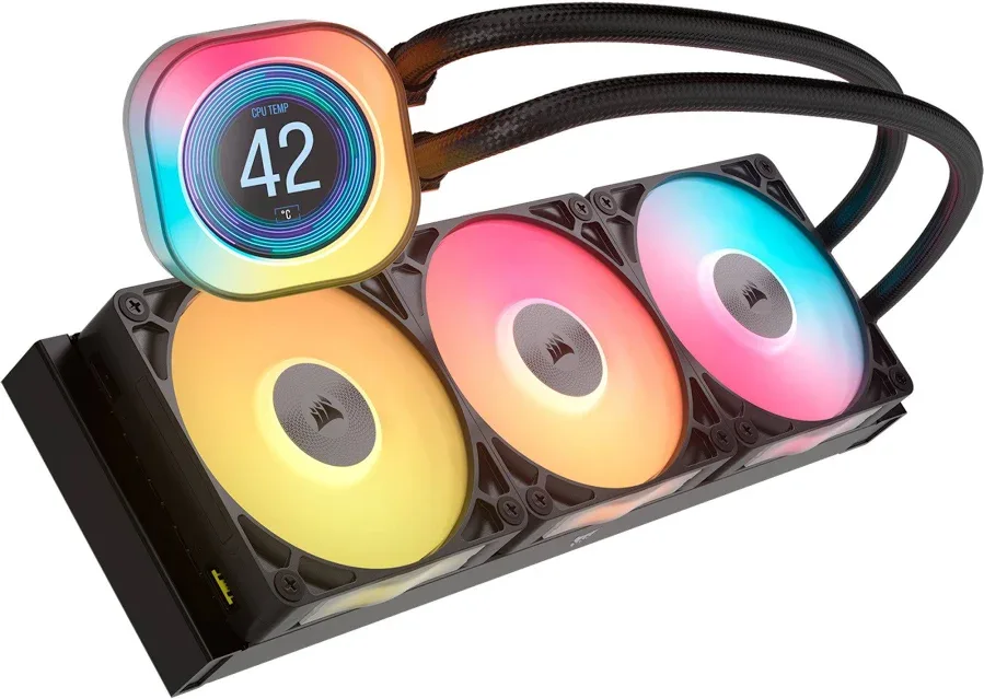Corsair iCUE LINK TITAN 360 RX LCD Noir - vue 3