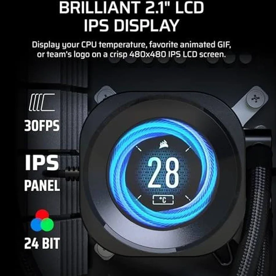 Corsair Nautilus 240 RS Noir - vue 3