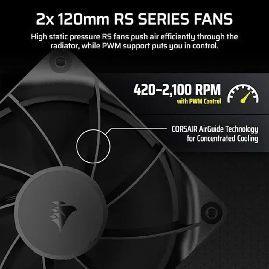 Corsair Nautilus 240 RS Noir - vue 5