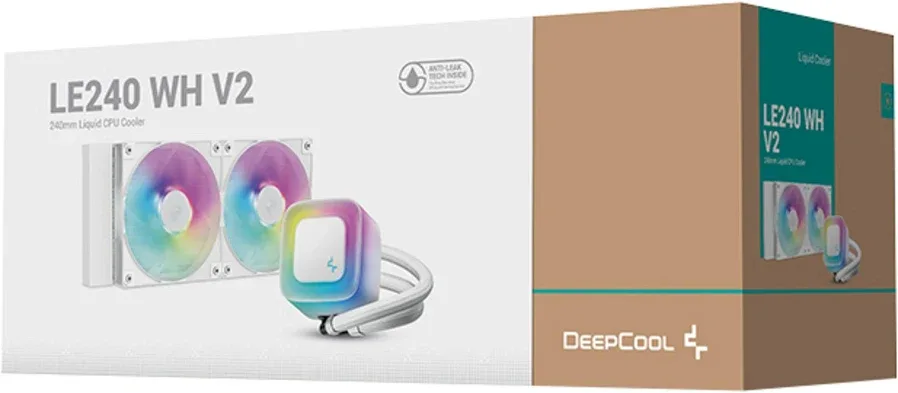 DeepCool LE240 WH V2 240mm Blanc - vue 3