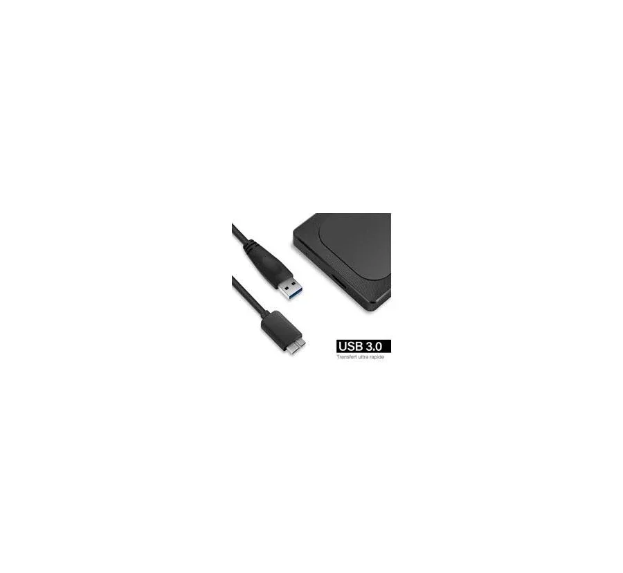 Disque dur externe Aiolo Innovation A4 1 To USB 3.0 Noir - vue 5