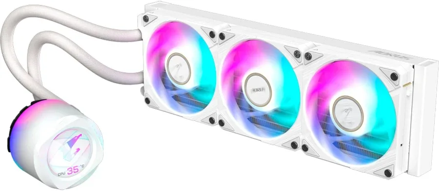 GIGABYTE AORUS WATERFORCEX II 360 Blanc - vue 2