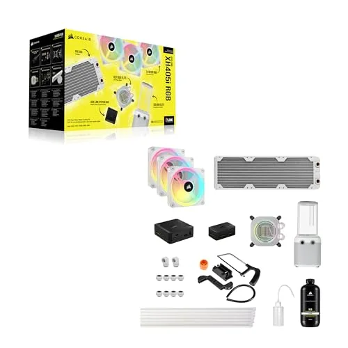 Kit de watercooling personnalisé - CORSAIR - XH405i - Blanc - 120mm - 2400 RPM - vue 9