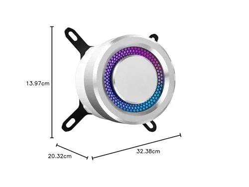 Lian-Li GALAHAD AIO 240 RGB Blanc - vue 9