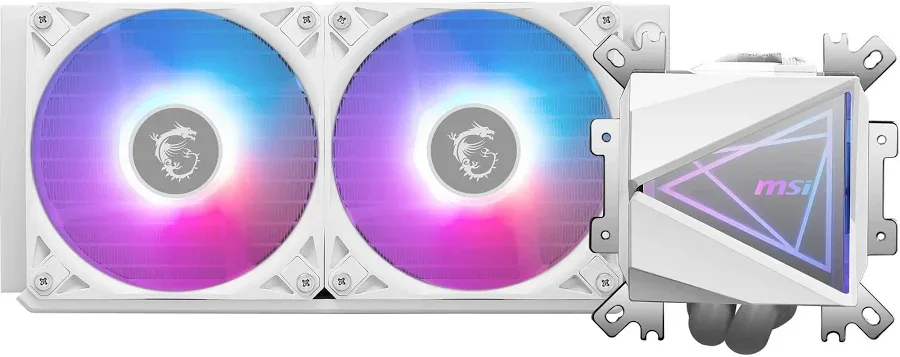 MSI MAG CORELIQUID I240 240mm Blanc - vue 2
