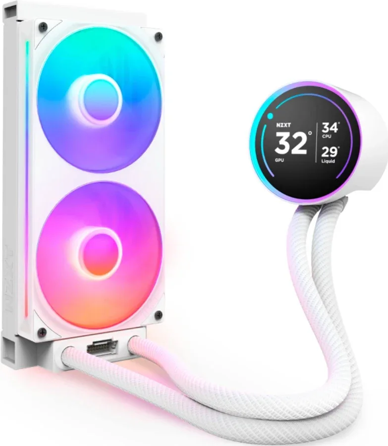 NZXT Kraken Elite 240 RGB Blanc - vue 2