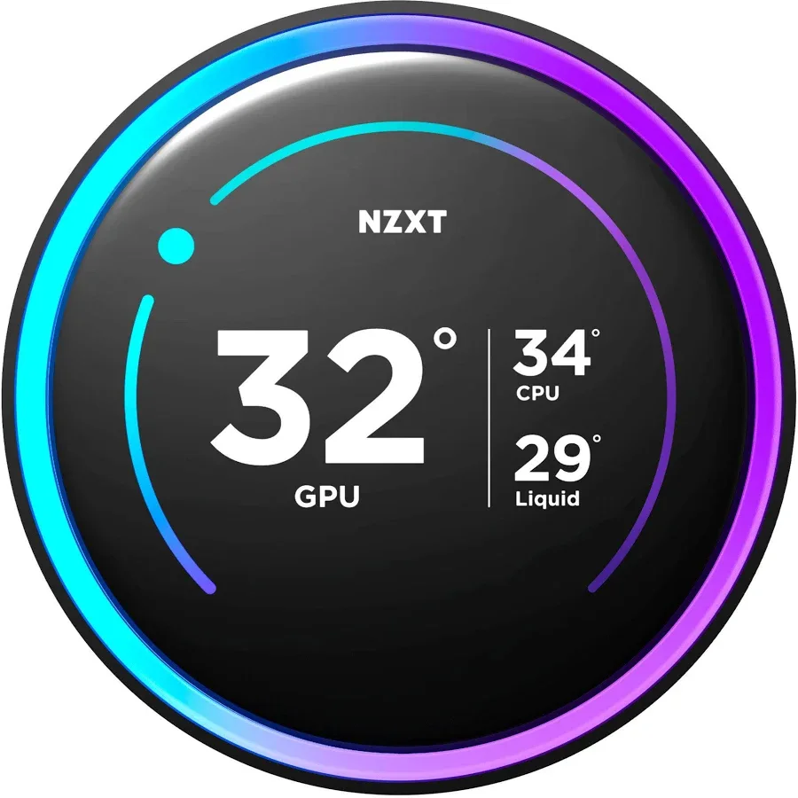 NZXT Kraken Elite 360 RGB Noir - vue 3