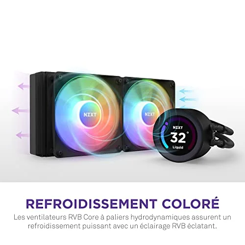 NZXT Kraken Elite Noir RGB 240 - vue 5