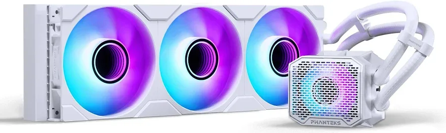 Phanteks Glacier One 360M25 Gen2 360mm Blanc - vue 5