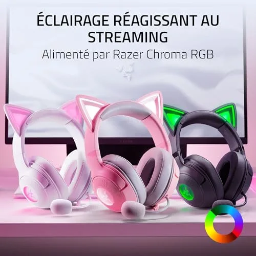 Razer Kraken Kitty V2 - vue 3