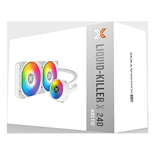 Watercooling CPU - XIGMATEK - Liquid Killer X 240 Arctic - Blanc - 2x120mm - vue 2