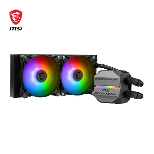 Watercooling - MSI - MAG CORELIQUID M240 - Noir - 240mm - 20 dBA - vue 2