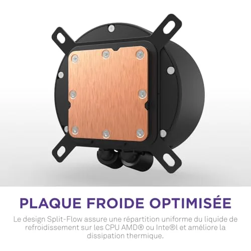 Watercooling - NZXT - Kraken Elite 420 RGB V2 (RL-KR42E-B2) - Ventilateur Ø 140 mm - vue 9
