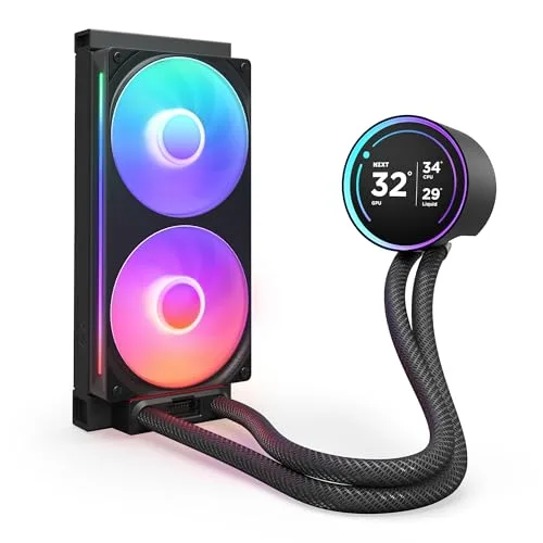 Watercooling - NZXT - RL-KR24E-B2 - Kraken Elite 240 RGB - Écran 2.72 panneau RGB personnalisable et ventilateurs RGB - vue 4