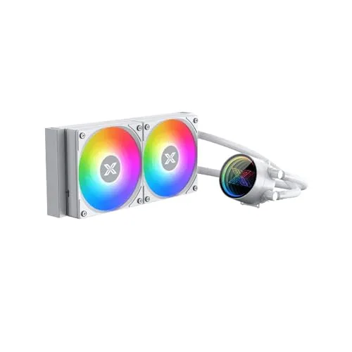 XIGMATEK - Fenix II 240 Arctic - Watercooling AIO - Ventilateurs 120mm - ARGB blanc Intel AMD - Blanc - vue 2